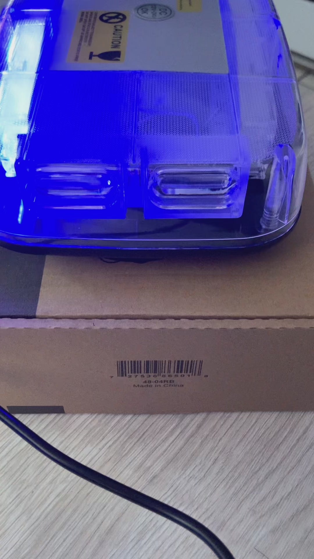 Luz Estroboscópica Federal Xprite Ejército Policia Rojo Azul
