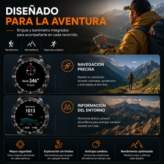 Smartwatch SKG GT5 Con GPS Brújula Barómetro Android iPhone