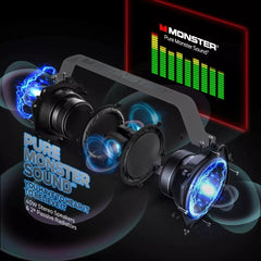 Parlante Monster Adventurer Force Sumergible Ipx7 Portátil Bluetooth