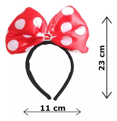 Accesorio Minnie Mouse Diadema Luz Led 3 Modos Disfraz Fiesta Halloween