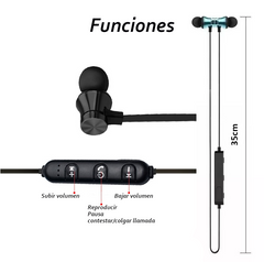 Auriculares Magnéticos Bluetooth Deportivos Inalambricos